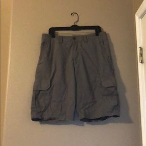 Quiksilver grey cargo shorts